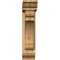 Ekena Millwork Olympic Traditional Smooth Bracket w/ Offset Brace, Western Red Cedar, 5 1/2"W x 20"D x 24"H BKT0604X20X24OLY01SWR - alternate 2